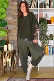 Lock Carrot Leg Trouser Khaki